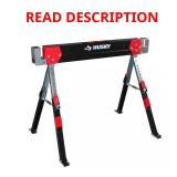 (2) Husky Adjustable Saw Horse & Table 1300lbs