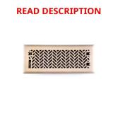 (2) Interwoven 4x12 Steel Floor Register, Gold
