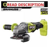 RYOBI 18V Brushless 4-1/2" Grinder (Tool)
