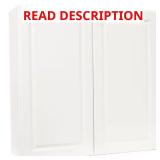 Hampton 36 in. Wall Cabinet Satin White