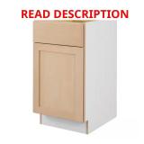 Unfinished 18x24x34.5 in Base Kitchen Cabinet