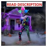 6 ft Halloween Animated LED Neon Nightmare