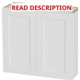 Kisart Wall Cabinets, White 33x30x12