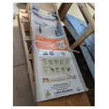Steel Short Panel Garage Door, 8x7 white