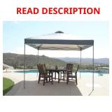 10 ft x 10 ft Grey Instant Canopy Pop-Up Tent