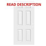 32x80 Premium 6-Panel Steel Front Door Slb
