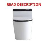 12 in. Rough-In Dual Flush Toilet White