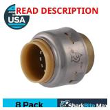 Push-to-Connect Brass End Stop (7-Pack)