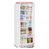 Commercial Beverage Fridge, 24.5" Glass Door, fro
