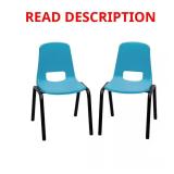 Blue & Black Kids Stacking Chair