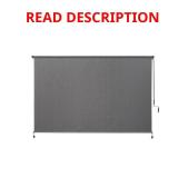 Coolaroo Pewter Cordless Exterior Shade 96x72