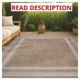 Dover Classic 3-Stripe Beige/Cream Rug 4x6