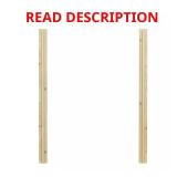 36 in. x 80 in. Unfinished Dutch Door Frame