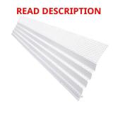 Hoover Dam 3 ft. White Metal Mesh Gutter Guard