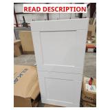 36x18 white cabnet