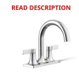 Venza 4 in. Centerset Faucet, Chrome