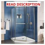 Prism 34.125x34.125x72 Semi-Frameless Ni