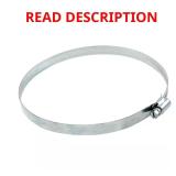 (2) 6 in. Galvanized Steel Worm Gear Clamp