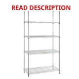 5-Tier Chrome Wire Shelving Unit (36x72x16)