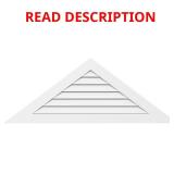 PVC Gable Vent, 36x15, surface mount