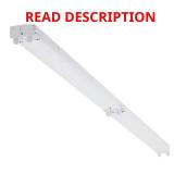 8 ft White Strip Fixture for 4 T8 Type B Tubes