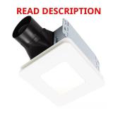 Roomside Series 80 CFM Bath Exhaust Fan LED