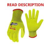 (3 pr) Hi-Vis Grip A5 Cut-Resistant Gloves