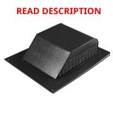 Master Flow SSB960ABL Roof Louver Black 6 Pack