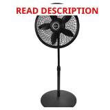 18 in. Cyclone Pedestal Fan, Black