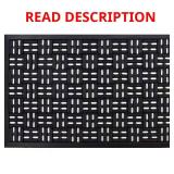 Drainage Black 17.5 x 29.5 in. Door Mat
