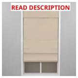 Khaki Cordless Blackout Roman Shade 61x72