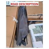 Gray Patio Umbrella