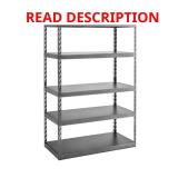 5-Tier Steel Garage Shelving Unit (48x72x24)