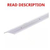 1-3/8" x 36" Silver Carpet Trim