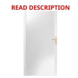 2000 Series 32x80 White Storm Door
