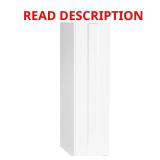 Shaker 9x36x12 Wall Cabinet, Satin White
