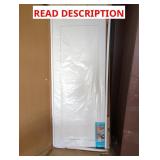 80" x 30" White Panel Door