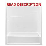 SKID LOT/Everyday Acrylx 60x30x72 Tub Shower Comb