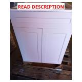 24" white base cabinet