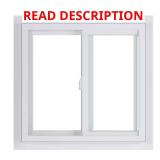 24x23 50 Series White Sliding Window