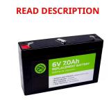 Lead Acid 6-Volt 7.0 Ah Battery Replacement