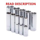 3/8 in. Drive Deep SAE Socket Set