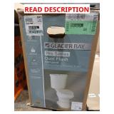 Glacier Bay Pro Series Dual Flush Toilet-DAMAGE P