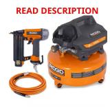 6 Gal. Electric Compressor w/Brad Nailer