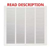 20 in. x 20 in. Steel Return Air Grille White