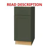 Avondale Fern Green 15x24x34.5in RTA Cabinet