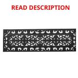 Wrought Iron Stair Mat 30x9 Rubber Vulcanized