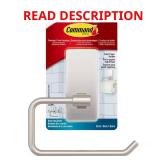 Command Toilet Paper Holder in Satin Nickel