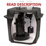 1/4 HP Pre-Plumbed Sink Tray System Sump Pump