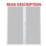 LuminAire 72x78 White Double Screen Door